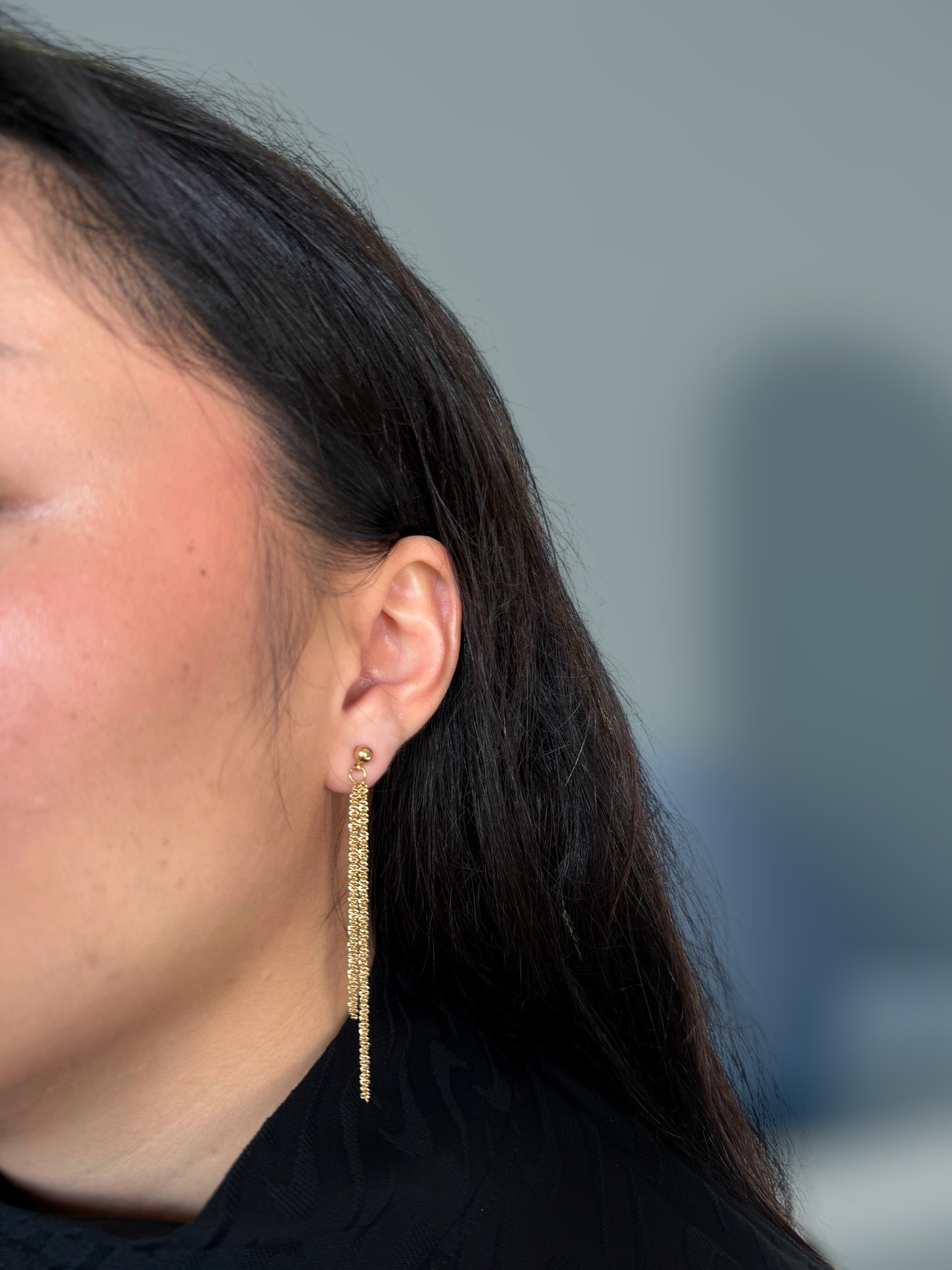 Waterdichte ketting kwast oorbellen