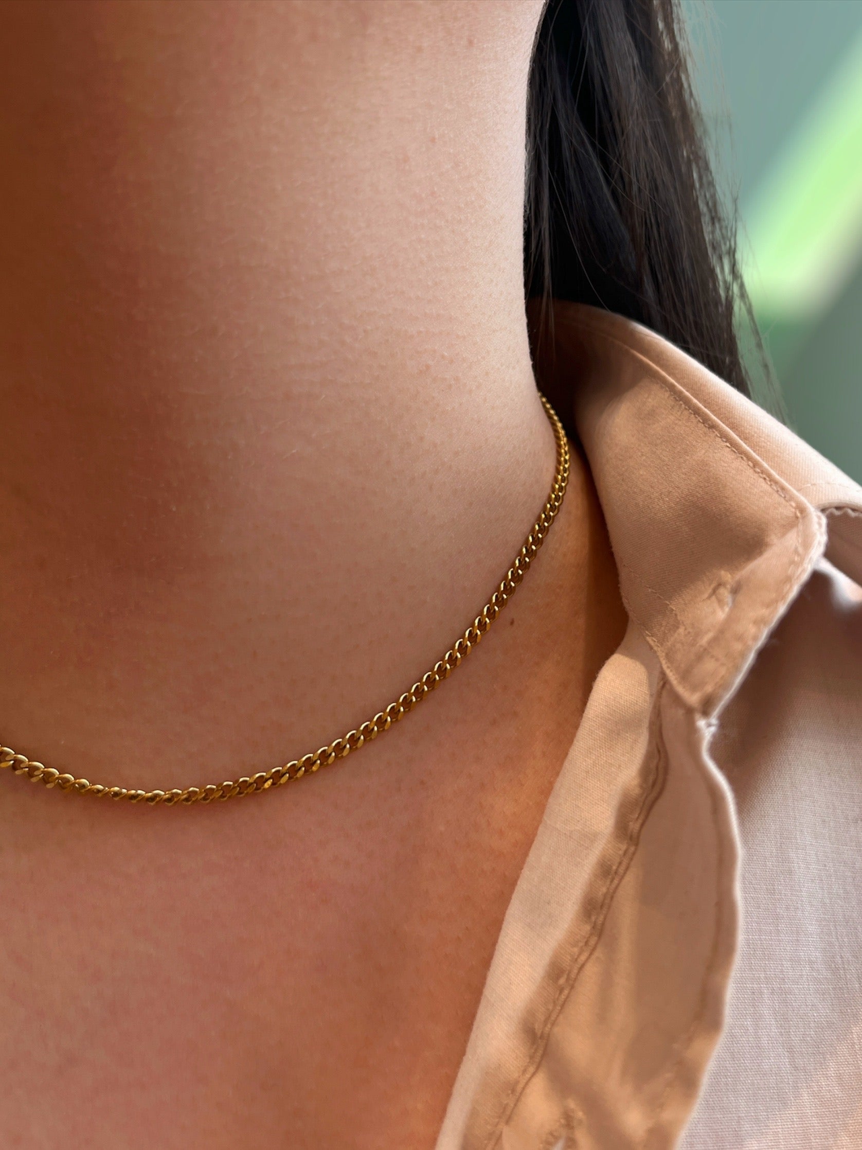 Waterdichte Cubaanse ketting 3 mm