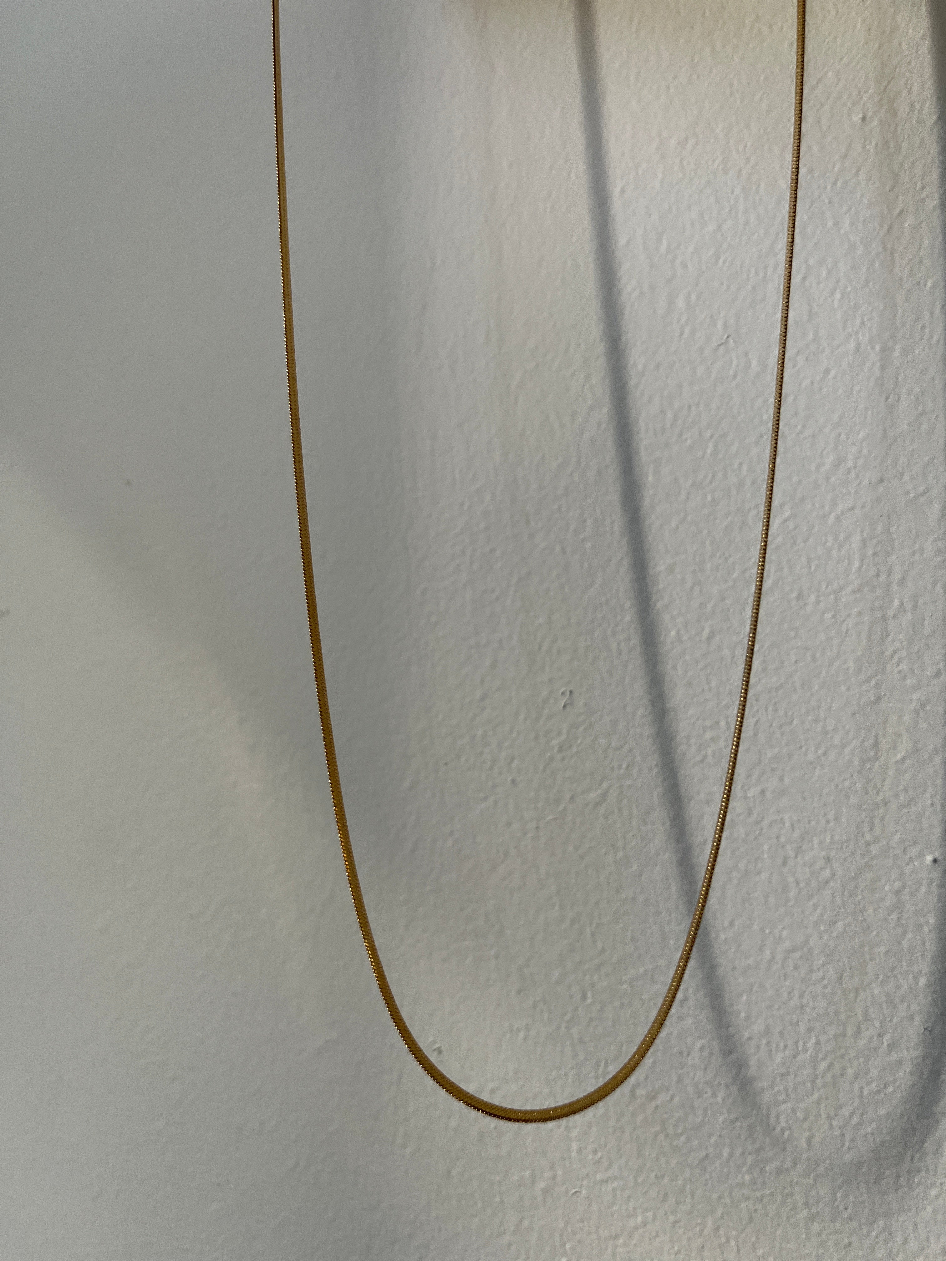 Waterdichte platte ketting ketting 2 mm