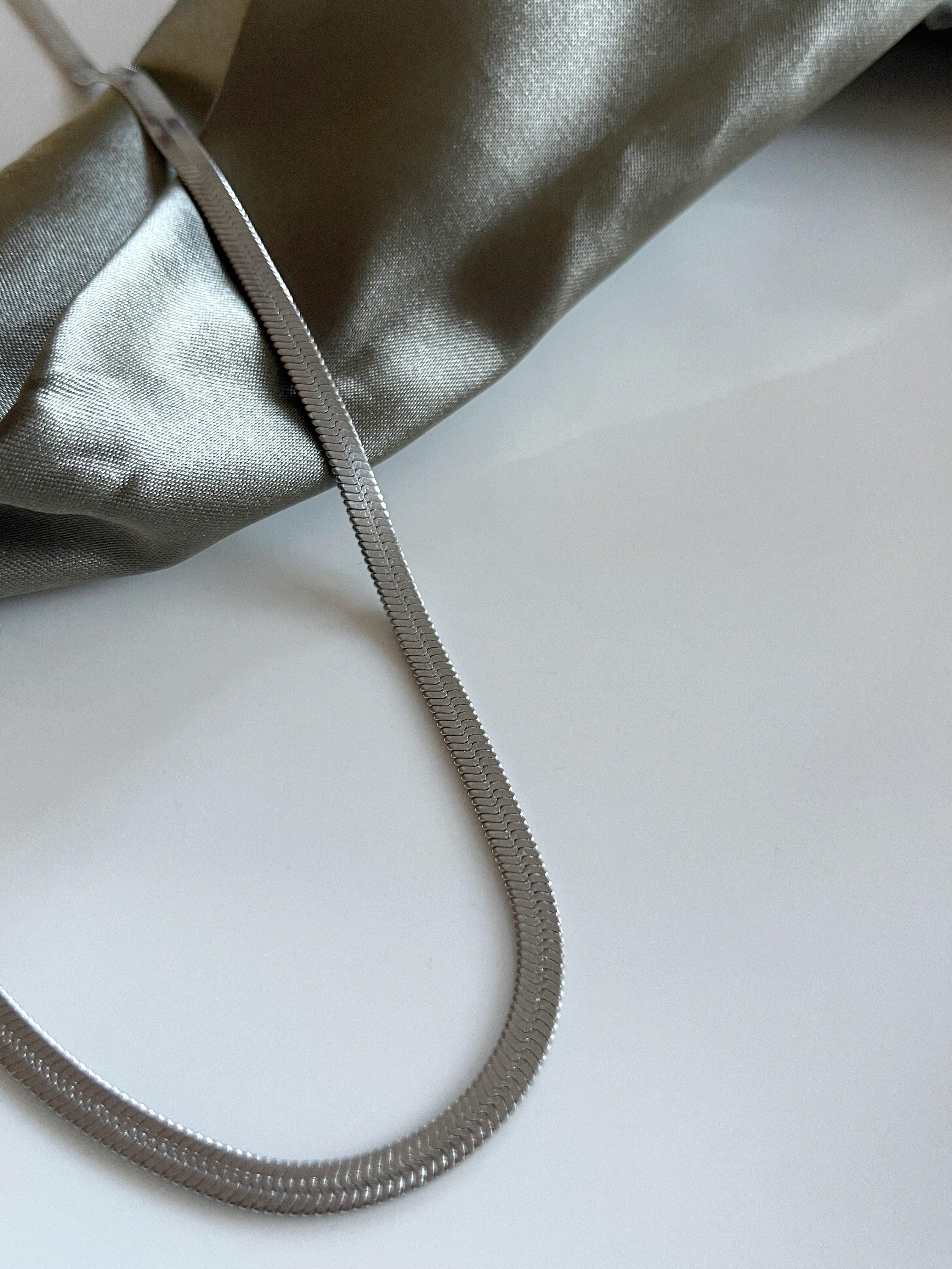 Waterdichte platte ketting ketting 4 mm