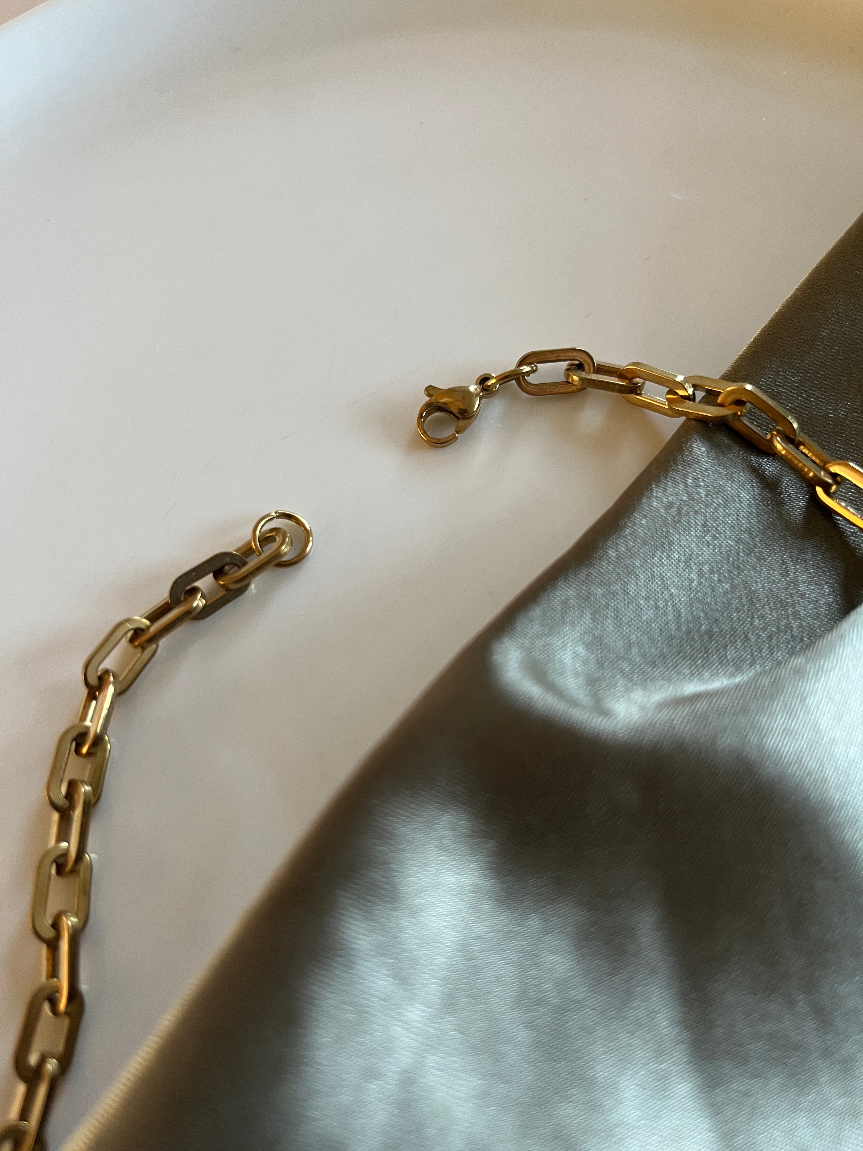 Waterdichte paperclips ketting