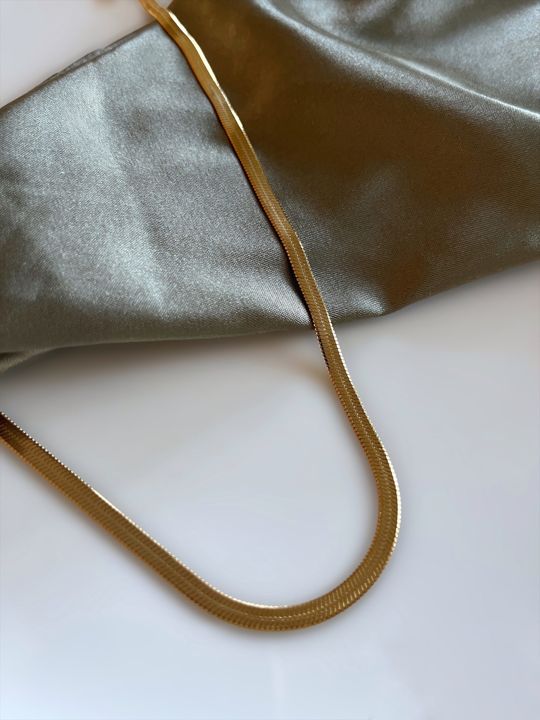 Waterdichte platte ketting ketting 4 mm