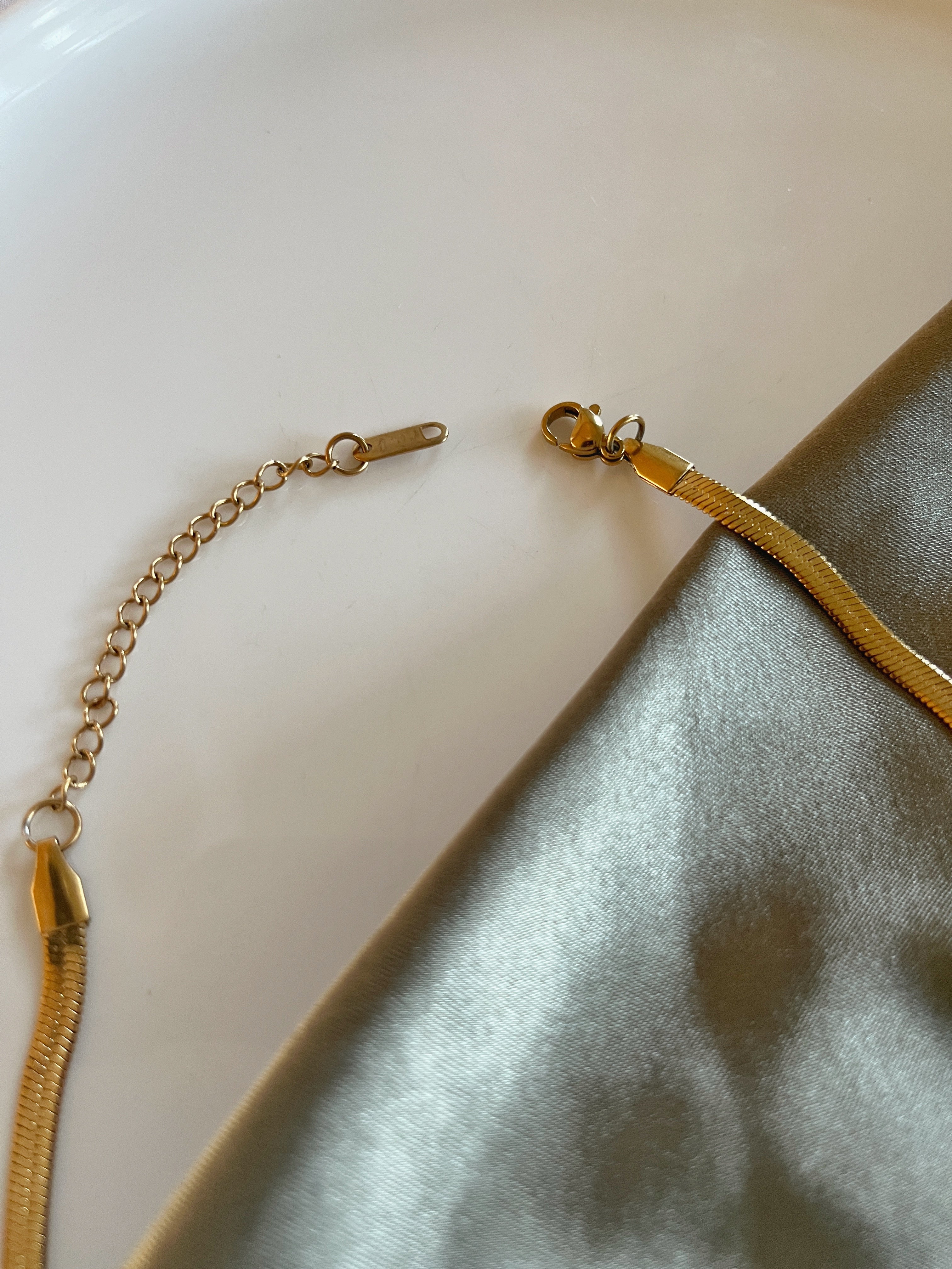 Waterdichte platte ketting ketting 4 mm